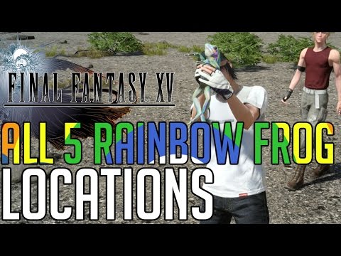 Video: Final Fantasy 15 - Žáby Legend Rainbow Frog Umístění