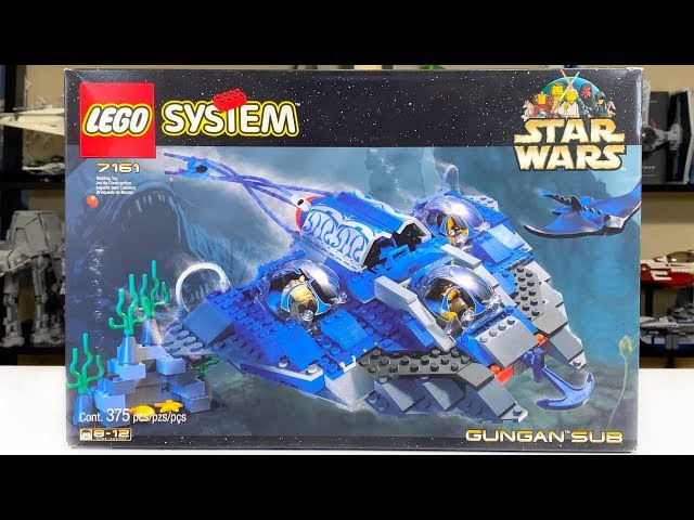 Faktisk Hen imod Lilla LEGO Star Wars 7161 GUNGAN SUB 1999 Set Review! - YouTube