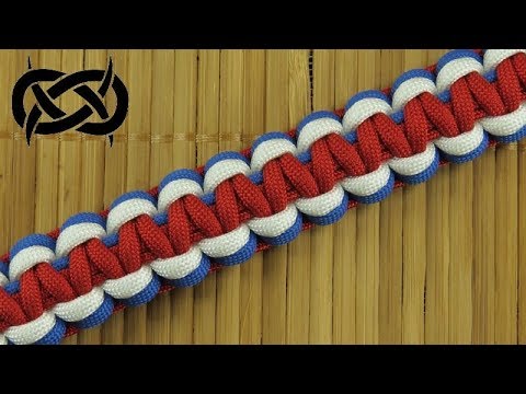 How to weave the Tri-Color Solomon Paracord Bracelet 