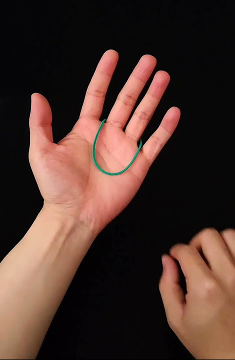 Easy Rubber Band Magic Trick #shorts #viral #magictrick