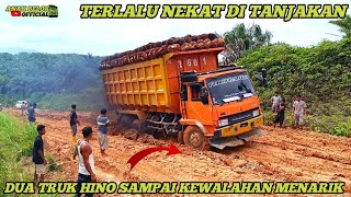 Being too reckless in the mud puddle of the Fuso truck makes two Hino trucks overwhelmed by Anak Belok Official 9,350 views 13 days ago 33 minutes