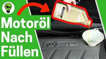 Wie lange Motor abkühlen lassen Öl nachfüllen?