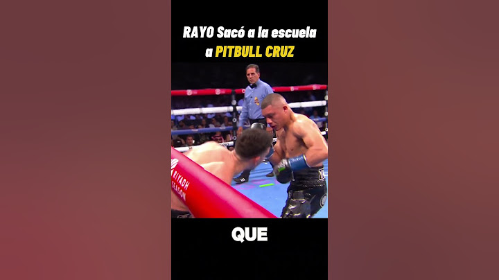 Rayo Valenzuela le ganó a Pitbull Cruz