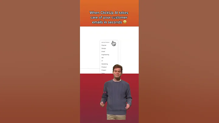 ClickUp AI writes customer emails in seconds!
