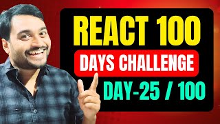 Day-25/100 React Playlist Manager || React NextJS Tutorial for Beginners in Hindi