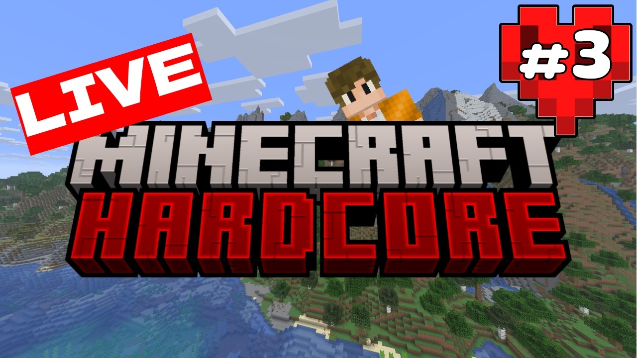 GOAL = DON'T DIE - VOD | CHILL MINCRAFT HARDCORE #3