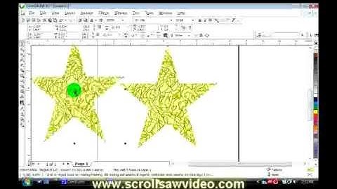 How To Scroll Saw Duplicate With CorelDraw