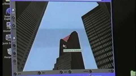 Digital Toronto:  A Virtual Reality Markup Language (VRML) model