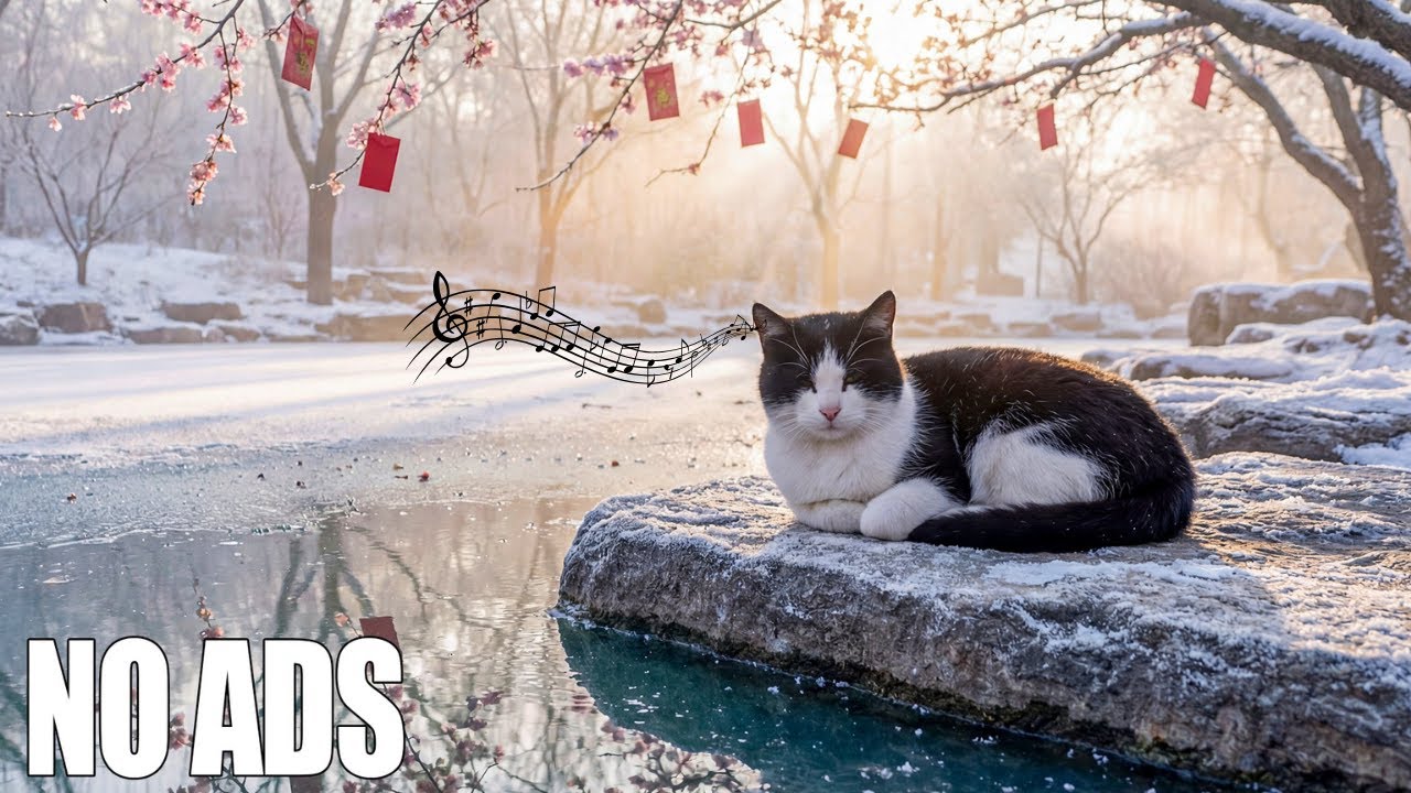 12 часов успокаивающей музыки для кошек 🎶 Антистресс-звуки для отдыха и сна 🐾 Без рекламы