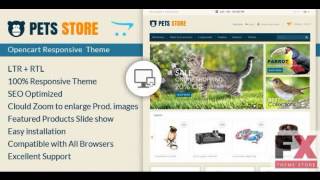 Preview Pet Store - Opencart Responsive Theme TForest