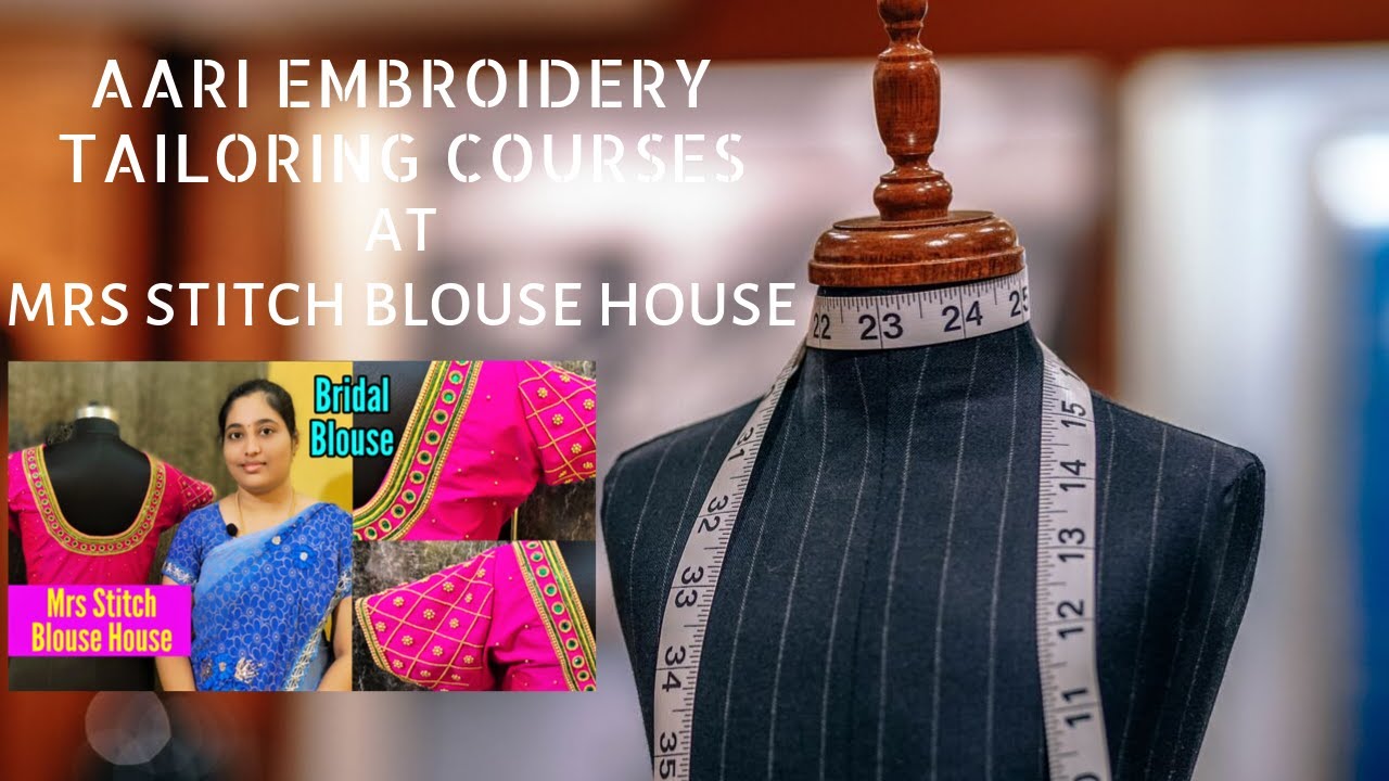 Course Details Tailoring Classes Aari Embroidery Classes Mrs