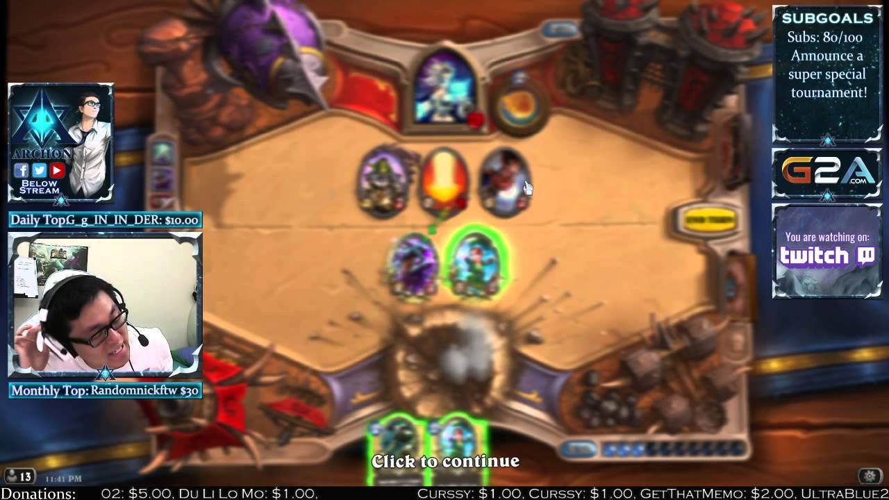 Hearthstone Amaz Playing Top Ranked Constructed Mage And Arena