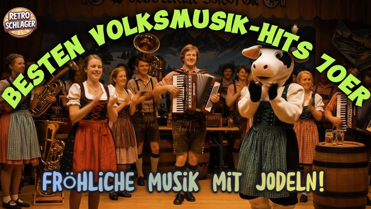 🇩🇪🎷 UNVERGESSEN: Die lustigen deutschen Volkslieder der 70er – machen EXTREM gute Laune!