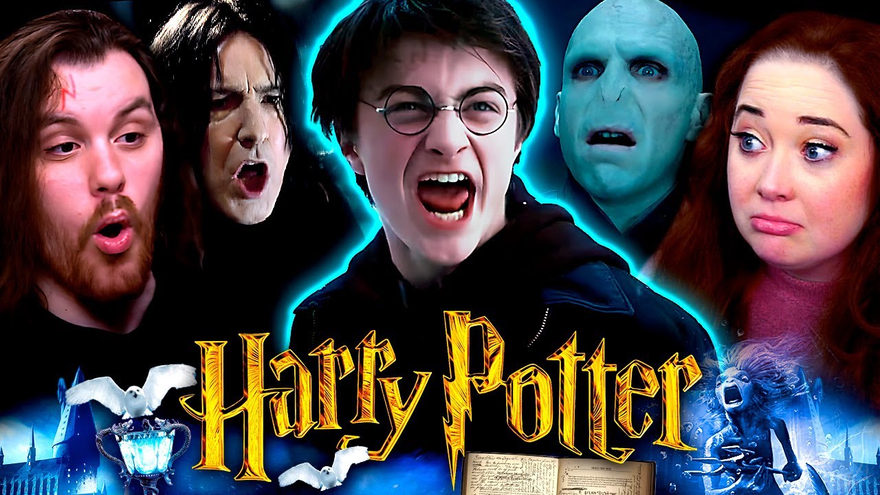 We BINGED Every **HARRY POTTER** Movie For The FIRST TIME