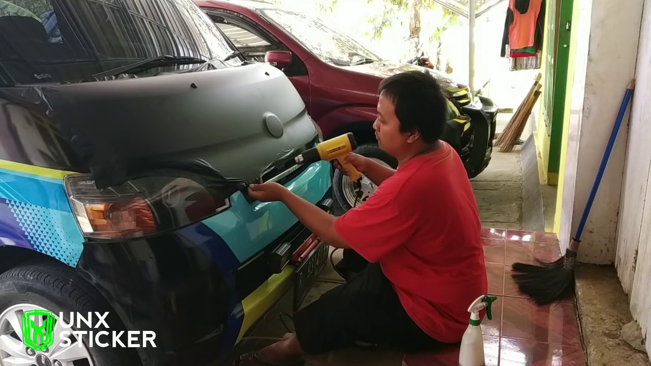 Cara Pasang Skotlet Di Kap Mesin Mobil Grandmax By Unx Sticker