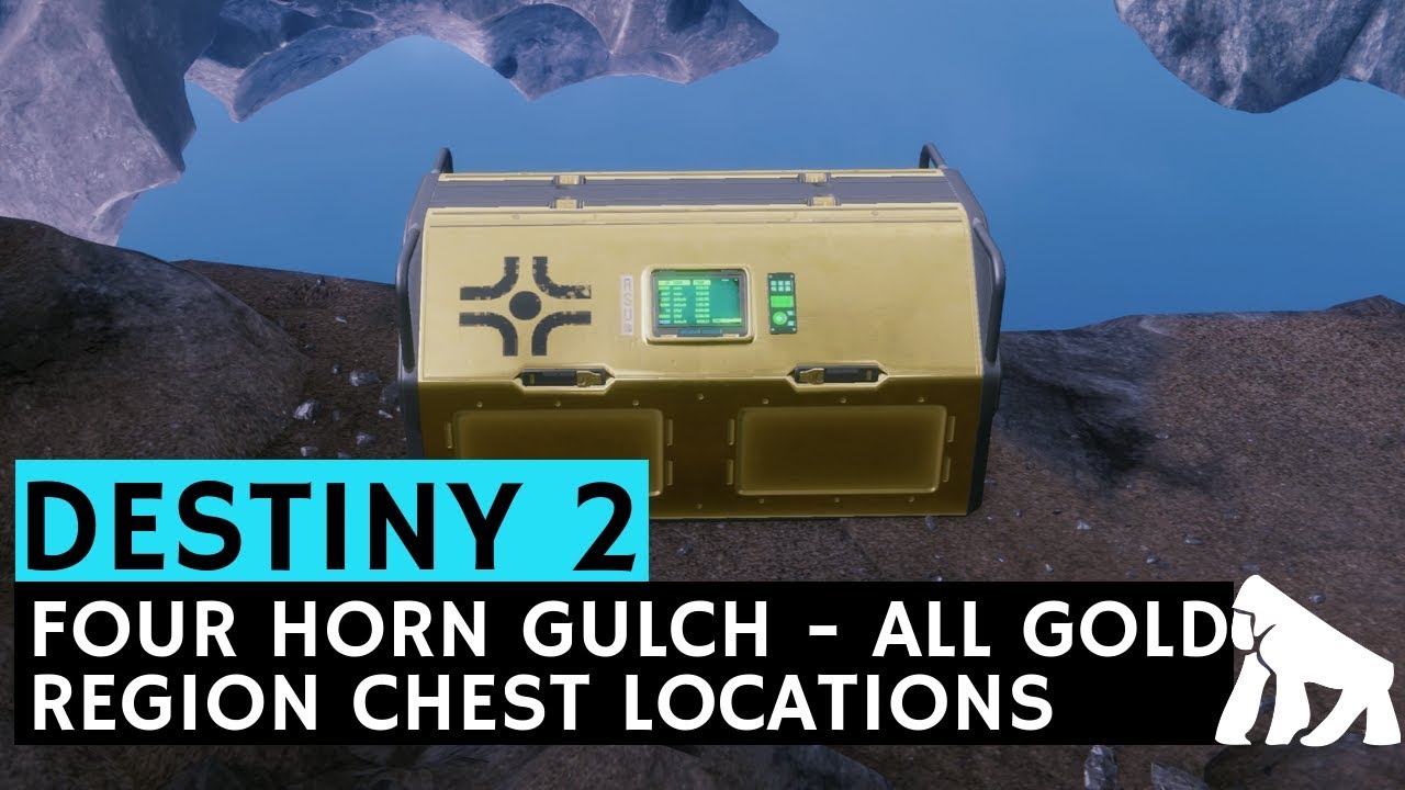 Destiny 2 / All Gold Region Chests Four Horn Gulch Tangled Shore