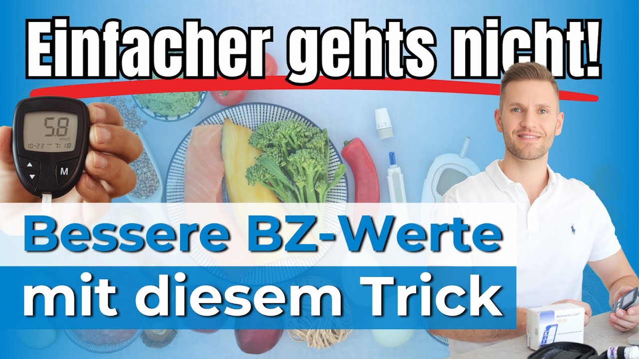 Der einfachste Trick für bessere Blutzuckerwerte - no brainer bei Typ 2 Diabetes