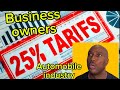 🚨 BREAKING: The 25% Tariff Crisis is Here – What Can Automotive Businesses Do? 🚨