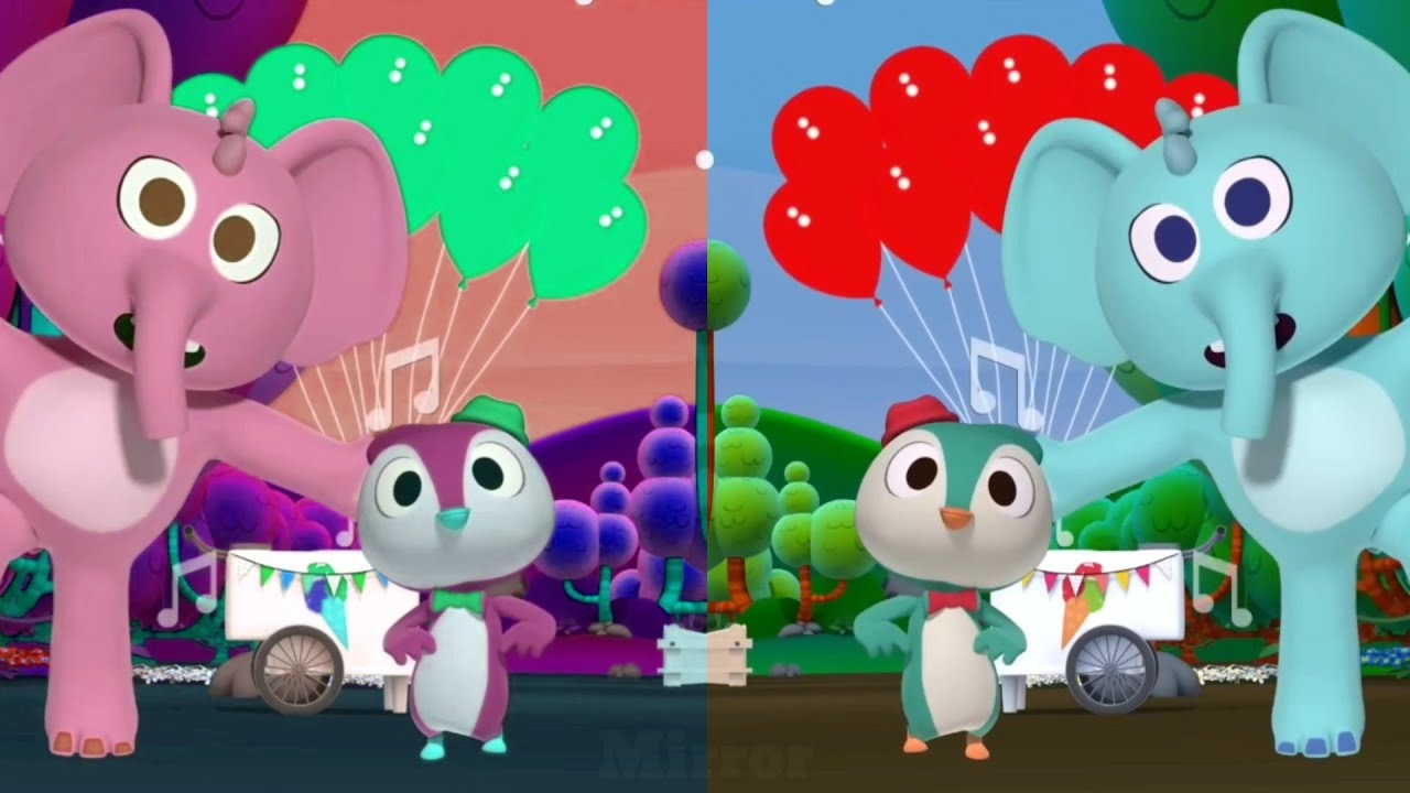 Elephant And Balloon Video Effects _ Video Effects _ Audio Effects _ Canciones del Zoo