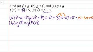 How to Compose Functions: Example 3b | Math Energy TV How To Compose Functions Example 1b Math Energy Tv