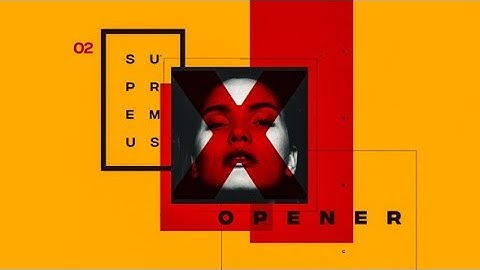 After Effects Template: Graphic Stomp Opener