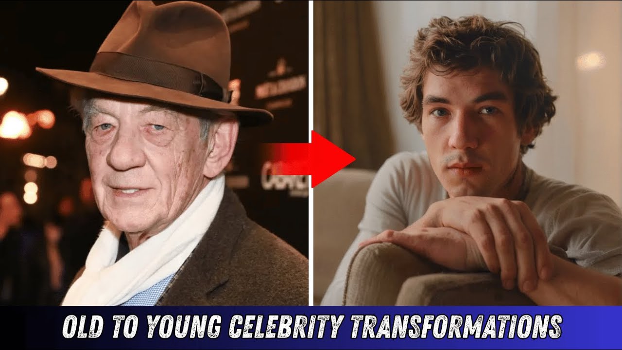 Old to Young Celebrity Transformations: Amazing Celebrity Face Morphs