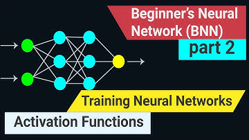 Training Neural Networks | Activation Function | Beginner