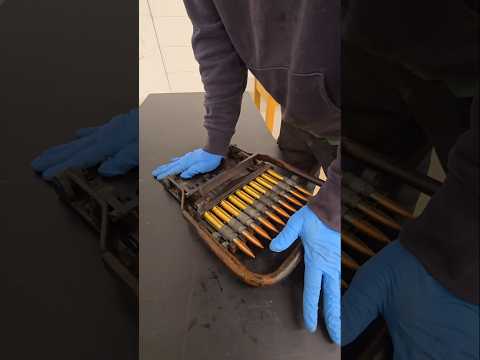 (PART 2) M2HB 50cal Heavy Machine Gun - Unbox 50bmg Ammo & Linking #military #army #ww2 #unboxing