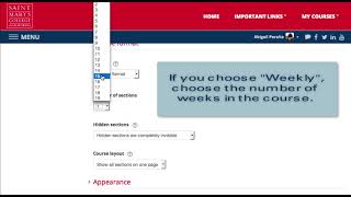 Moodle 3.2 - How to change the course site format