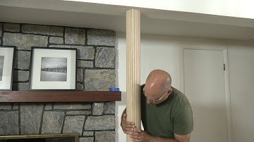 COVER BASEMENT SUPPORT POLES OR LALLY COLUMNS WITH POLE-WRAP