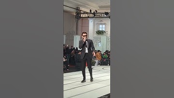 Imran Ashraf and Bilal Saeed on the ramp of BCW Pakistan by Hum TV in Lahore