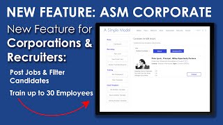 New ASM Feature: Financial Modeling Recruiting and Training Tool