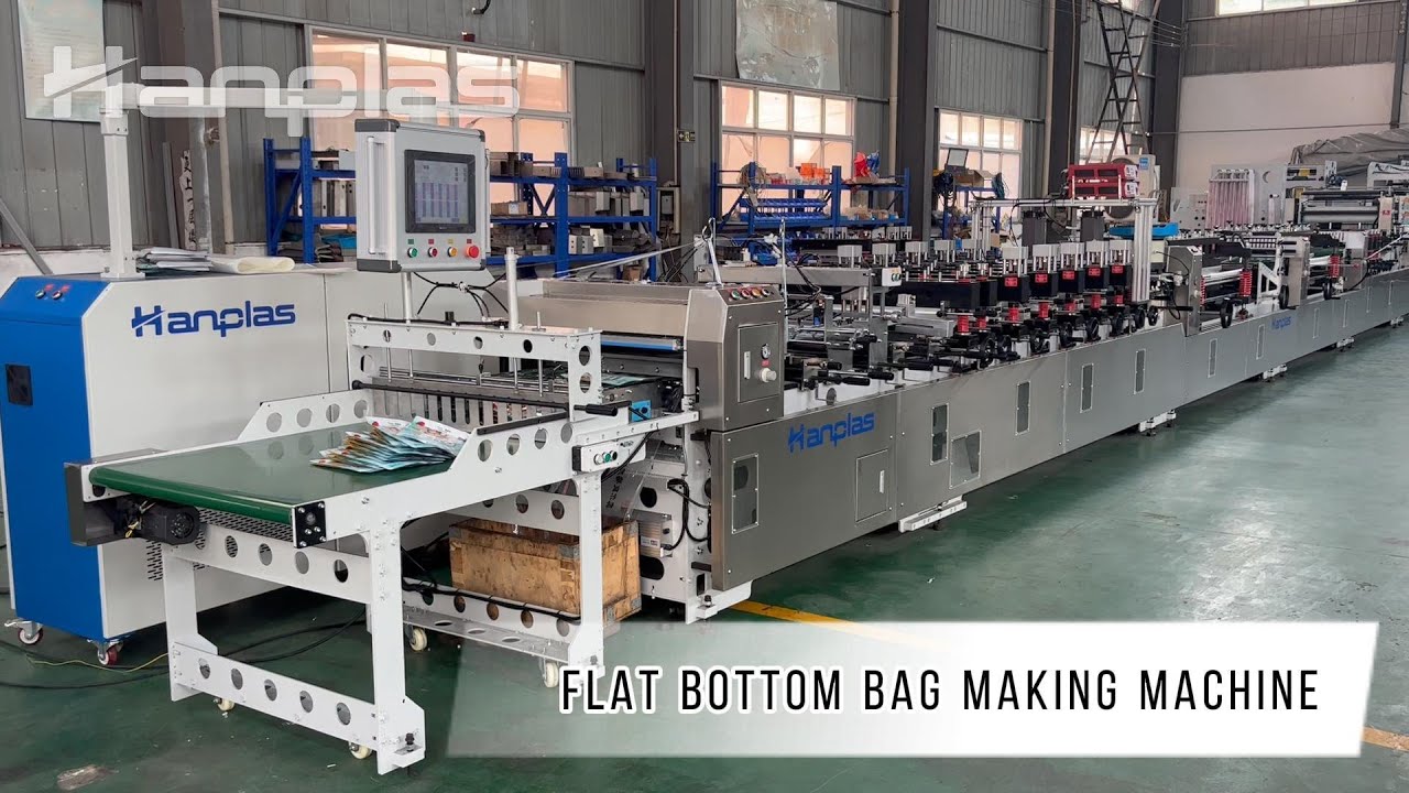 HP-FEP-H slider zipper flat bottom bag making machine