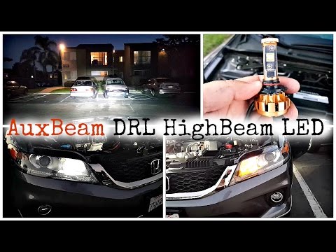 AuxBeam DRL 하이빔 LED 전구 전체 리뷰