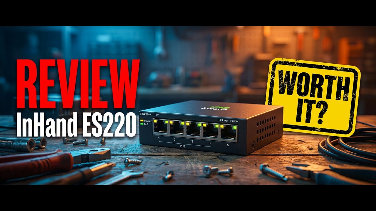 Обзор InHand ES220 — лучший бюджетный коммутатор PoE для камер?