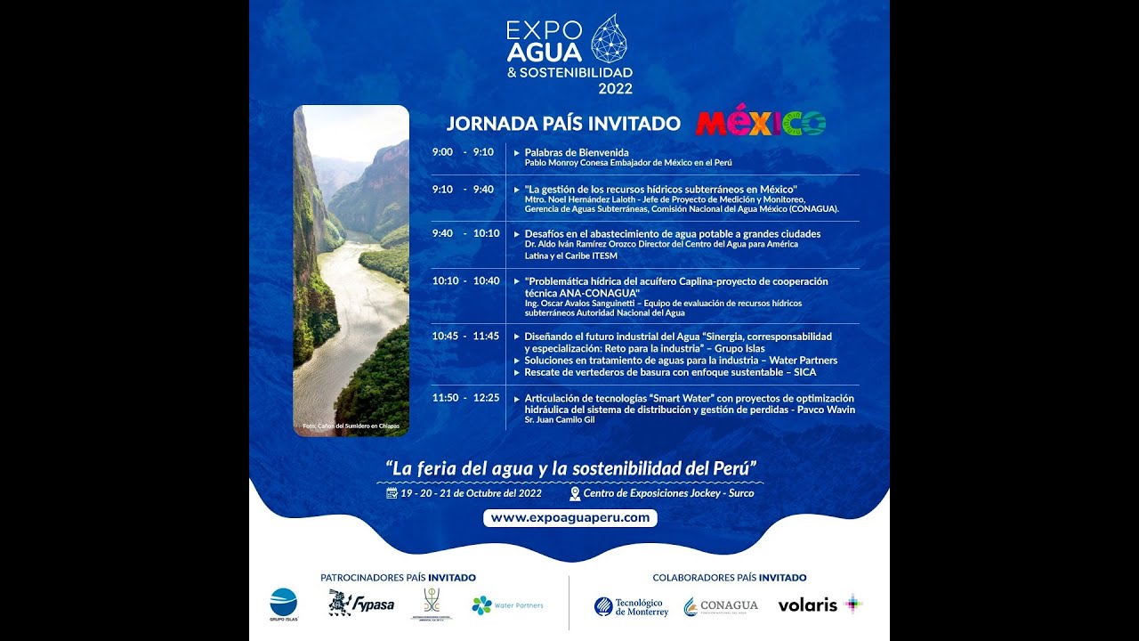 ExpoAguaySostenibilidad México país invitado de honor 2022