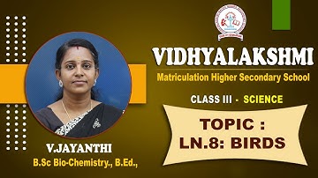 Class 3 | Chapter 8 | Birds | New Oxford Science in Everyday life