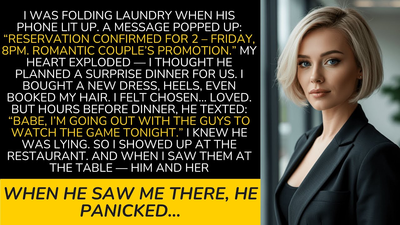 He Booked a Romantic Dinner for Two — But I Found Out Who the “Two” Really Were Just in Time