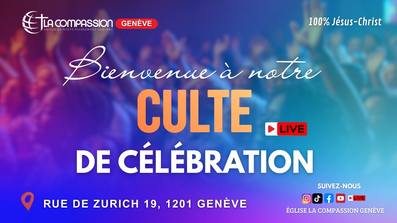 CULTE DE CÉLÉBRATION ET D'ADORATION - PASTEUR ARMAND ELENGA