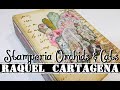 ALBUM Stamperia Orquideas, Gatos y Azulejos SCRAPBOOKING