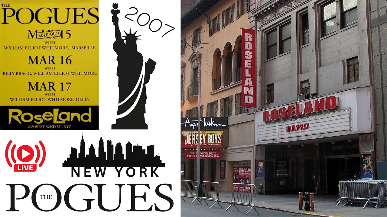 The Pogues New York City, Roseland Ballroom, 03152007 Live Full