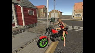 Real Moto Bike : Cop Car Chase Simulator 2018 - Android Gameplay  HD# screenshot 3