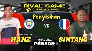 HANZ VS BINTANG // TURNAMEN PES 24 PS3 RG PROBOLINGGO