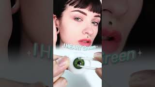 Green-eyed goddess mode: ACTIVATED ✨#mislens #makeup #greencontacts #contactlenses #eyemakeuphacks