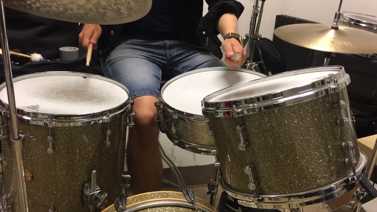 Gretsch New Classic 18, 12, 14 with progressive jazz snare 14x4