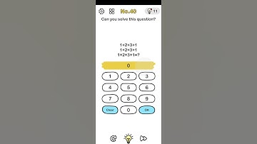 #answerbrainoutlevel40 Can you solve the equation? / Brain out/level 40