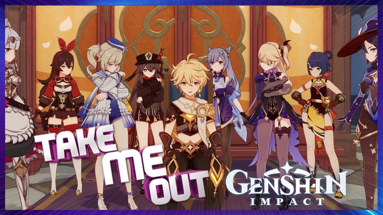 Aether Harem King Genshin Take Me Out Part 2 Youtube 