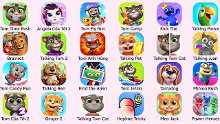 Talking Tom Cat 2026,Tom Fly Run, Talking Ben,Angela Baby, Tom Time Rush, Tom Jesski,Find The Aline💗