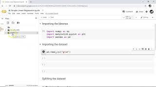 1) Data Pre-Processing - Simple Linear Regression Part -1 [Hands-on Python]