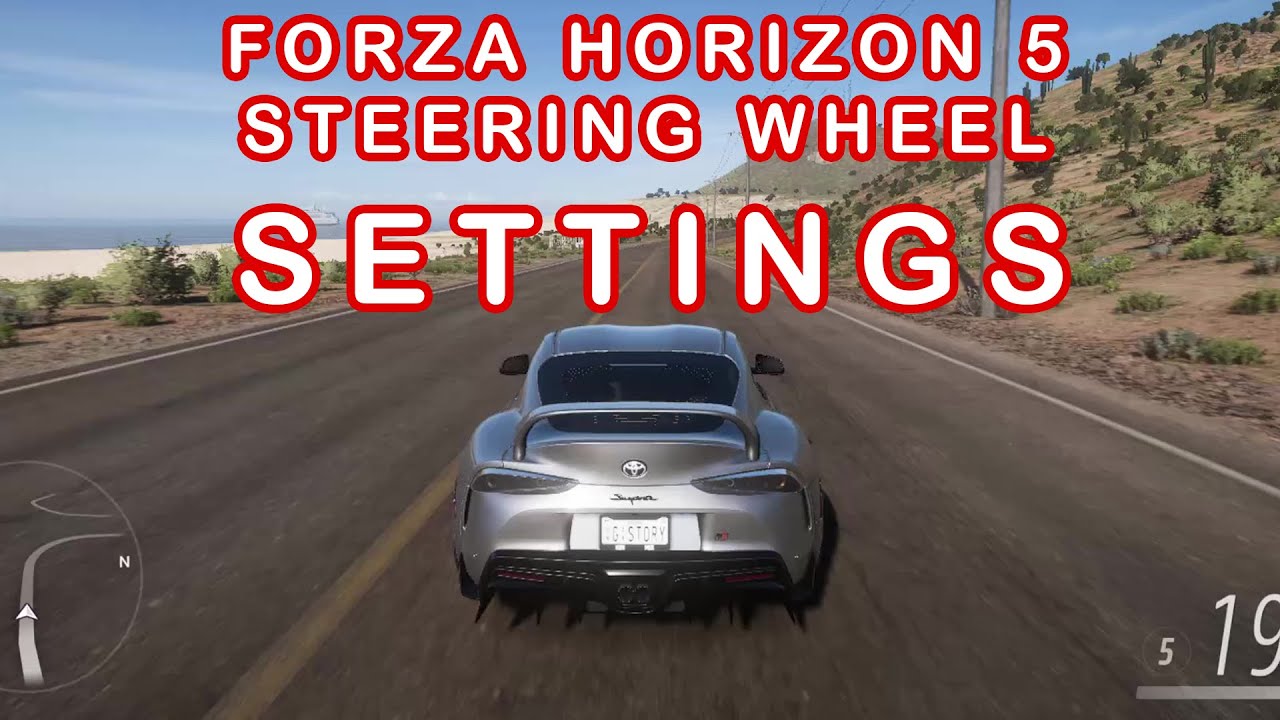 forza horizon 5 Steering Wheel Settings | Logitech G27/G29/g920/g923